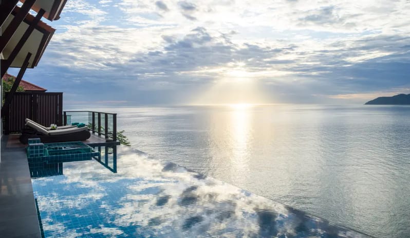 Banyan Tree Lang Co - Three Bedroom Ocean View Pool Villa  Infinity Pool